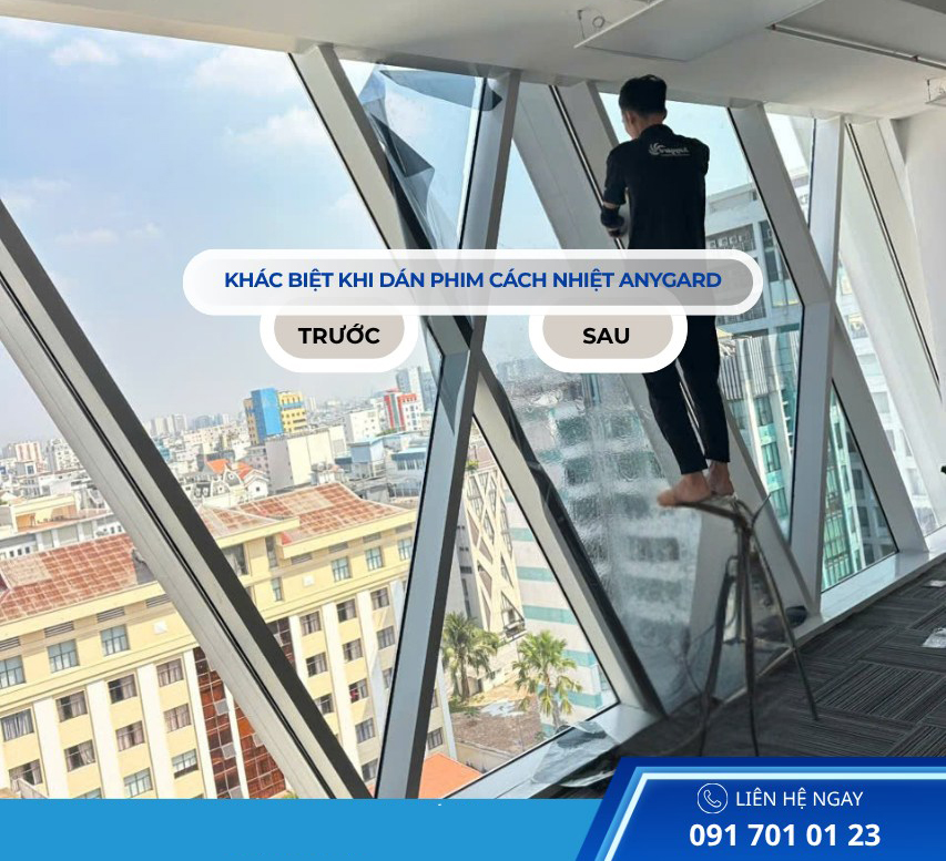 Dán phim cách nhiệt cửa sổ